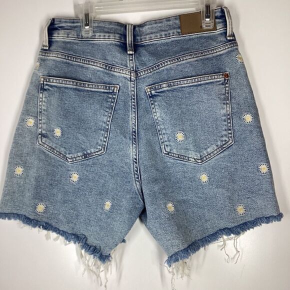 Mavi Millie Floral Detail Denim Shorts Size‎ 26 - Picture 8 of 11